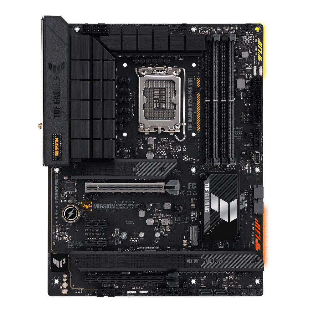 Asus TUF Gaming H770-Pro Wi-Fi Intel 13th 12th Series, LGA 1700/DDR5 Gaming Motherboard Asus TUF Gaming H770-Pro Wi-Fi Intel 13th 12th Series, LGA 1700/DDR5 Gaming Motherboard